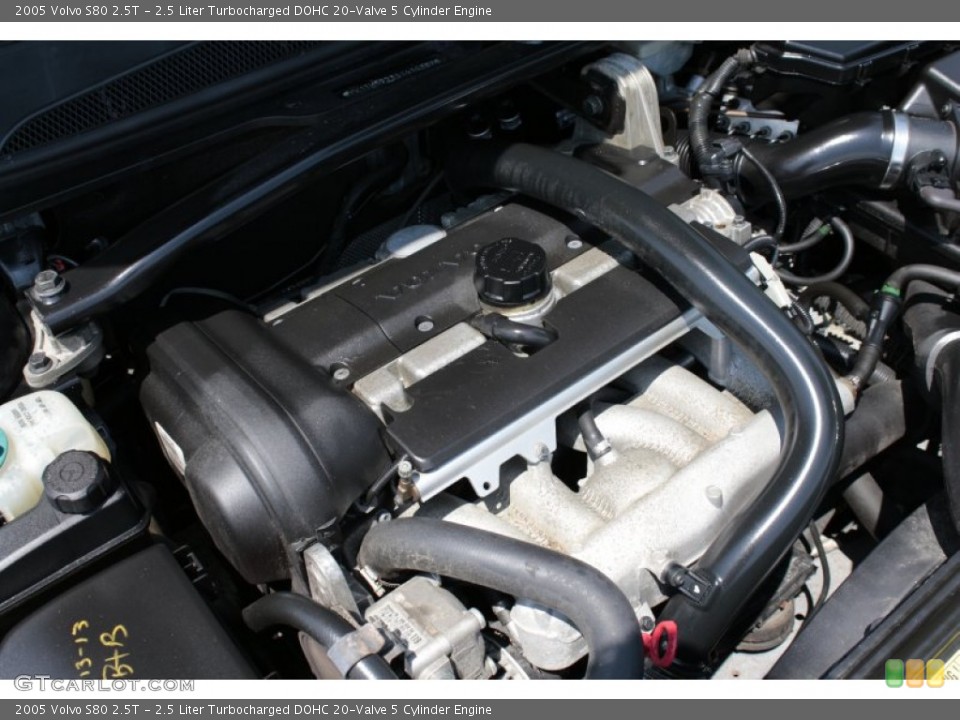 2.5 Liter Turbocharged DOHC 20-Valve 5 Cylinder Engine for the 2005 Volvo S80 #83465011