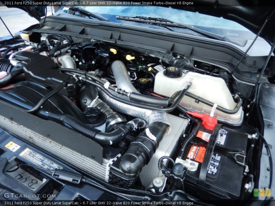 6.7 Liter OHV 32-Valve B20 Power Stroke Turbo-Diesel V8 Engine for the 2011 Ford F250 Super Duty #83496289