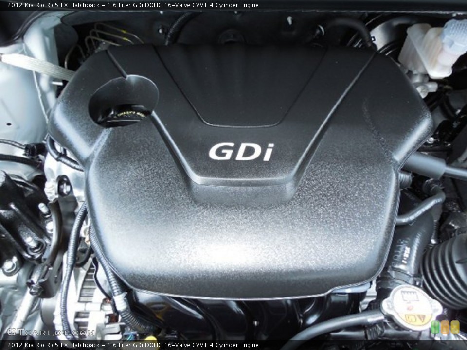 1.6 Liter GDi DOHC 16-Valve CVVT 4 Cylinder Engine for the 2012 Kia Rio #83504538
