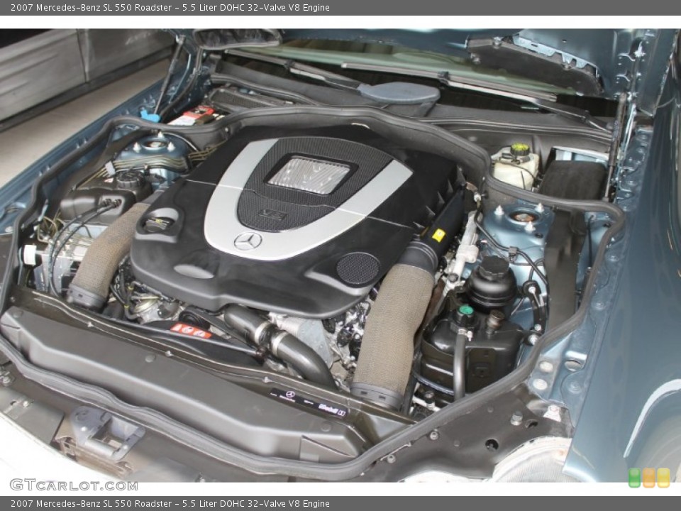 5.5 Liter DOHC 32-Valve V8 Engine for the 2007 Mercedes-Benz SL #83511483