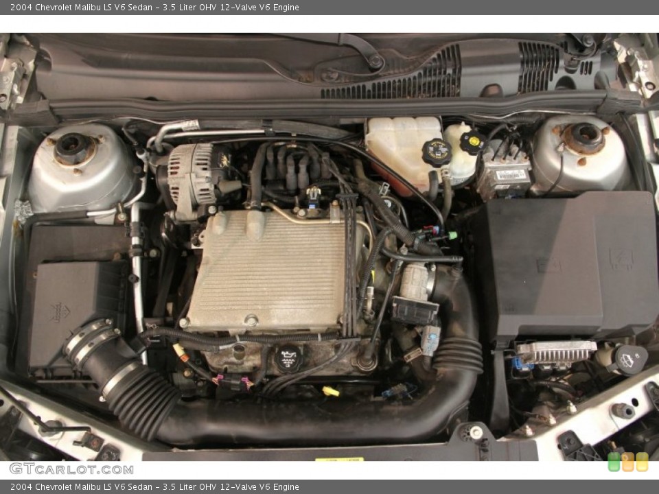 3.5 Liter OHV 12-Valve V6 2004 Chevrolet Malibu Engine