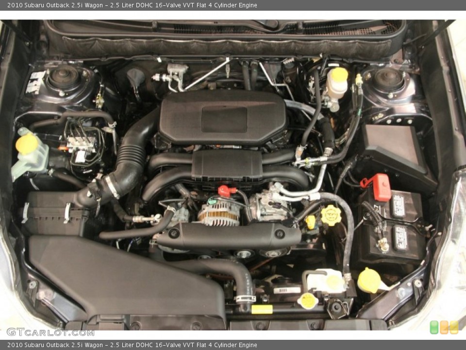 2.5 Liter DOHC 16-Valve VVT Flat 4 Cylinder Engine for the 2010 Subaru Outback #83545208