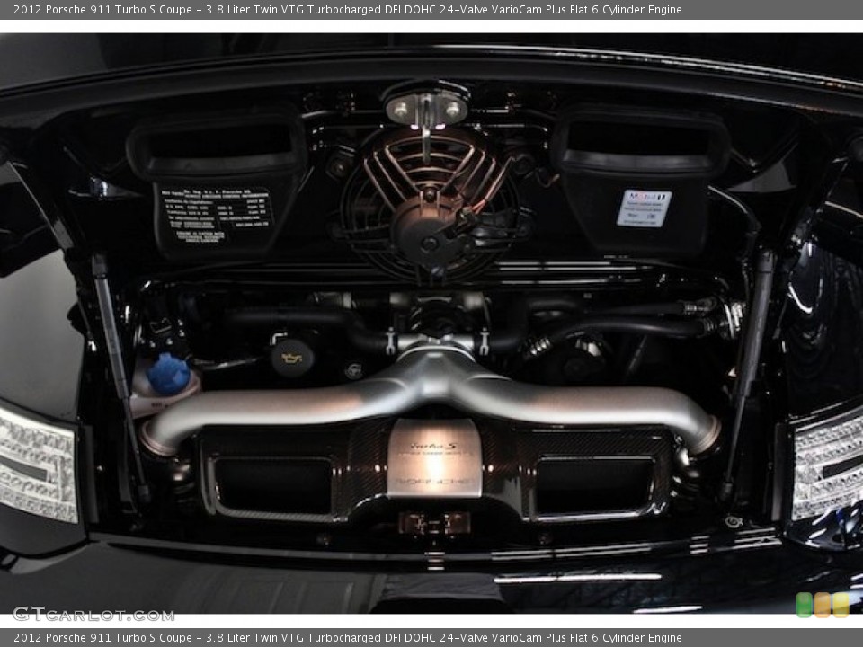 3.8 Liter Twin VTG Turbocharged DFI DOHC 24-Valve VarioCam Plus Flat 6 Cylinder Engine for the 2012 Porsche 911 #83547810