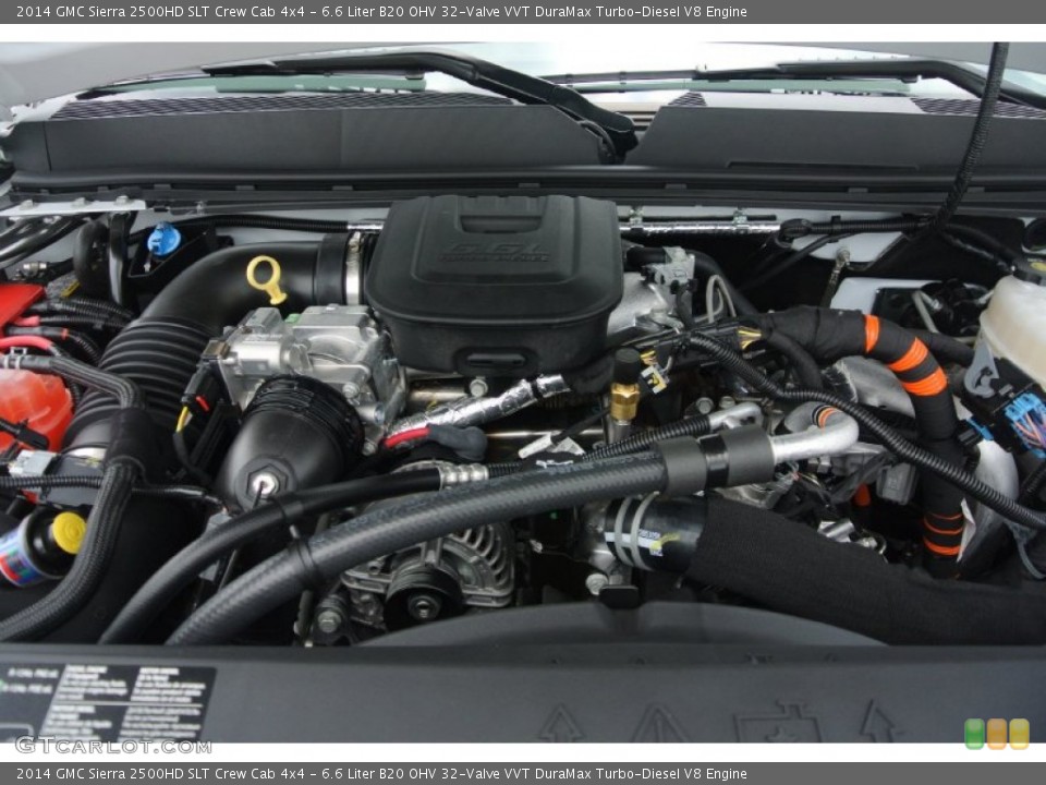 6.6 Liter B20 OHV 32-Valve VVT DuraMax Turbo-Diesel V8 Engine for the 2014 GMC Sierra 2500HD #83555073