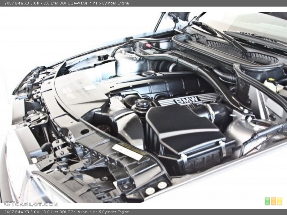 3.0 Liter DOHC 24-Valve Inline 6 Cylinder 2007 BMW X3 Engine