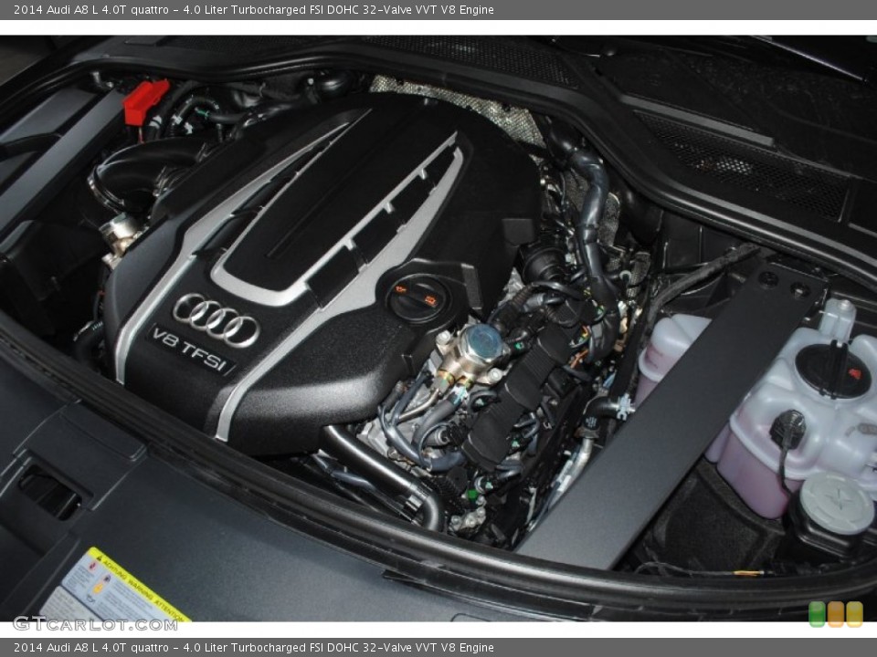4.0 Liter Turbocharged FSI DOHC 32-Valve VVT V8 Engine for the 2014 Audi A8 #83558112
