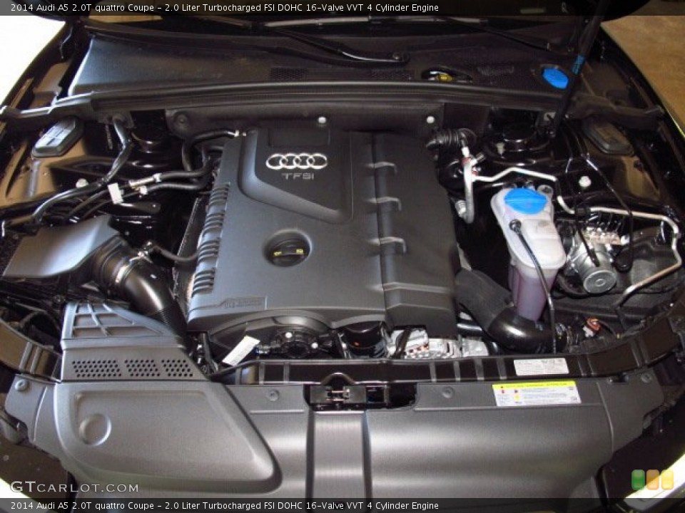 2.0 Liter Turbocharged FSI DOHC 16-Valve VVT 4 Cylinder Engine for the 2014 Audi A5 #83564319