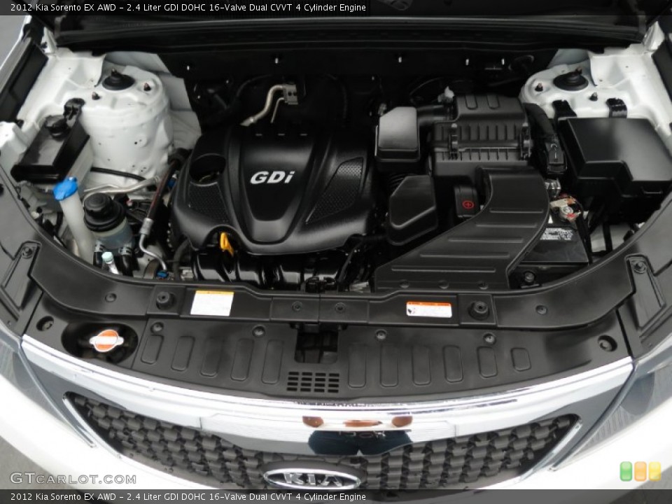 2.4 Liter GDI DOHC 16-Valve Dual CVVT 4 Cylinder Engine for the 2012 Kia Sorento #83570919