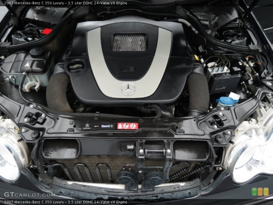 3.5 Liter DOHC 24-Valve V6 2007 Mercedes-Benz C Engine