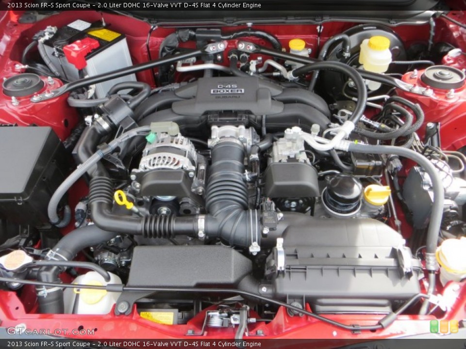 2.0 Liter DOHC 16-Valve VVT D-4S Flat 4 Cylinder Engine for the 2013 Scion FR-S #83573706