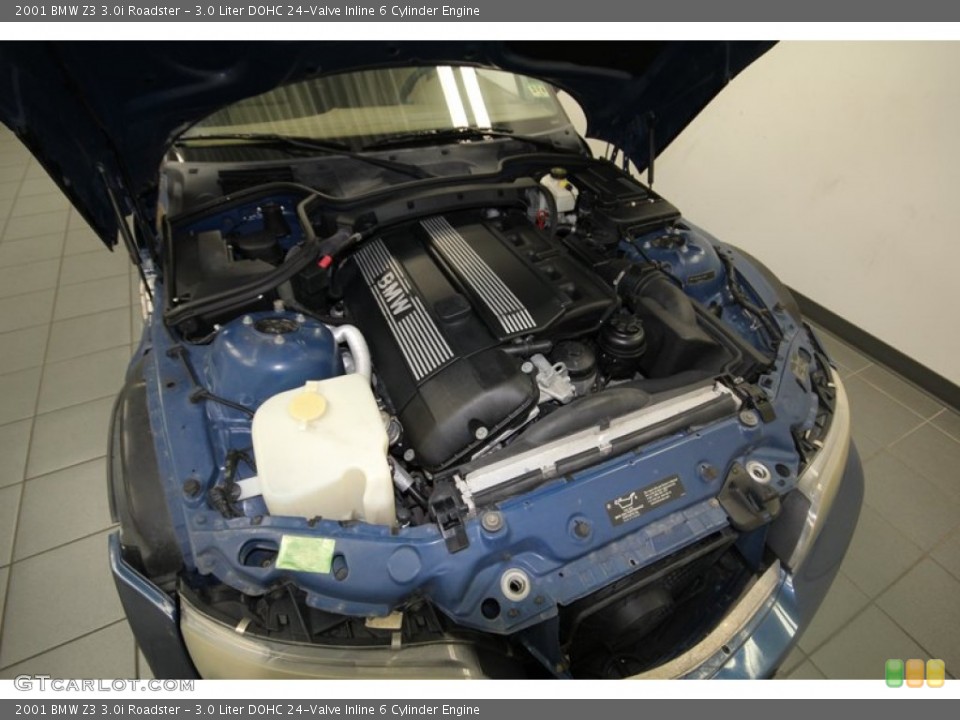 3.0 Liter DOHC 24-Valve Inline 6 Cylinder 2001 BMW Z3 Engine