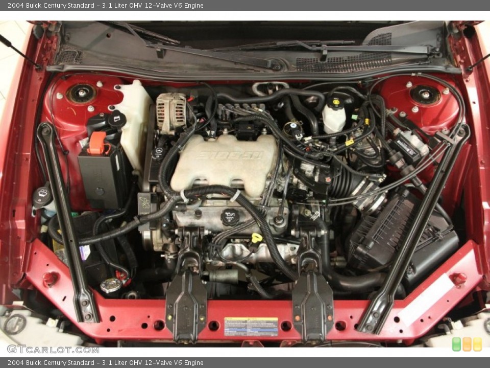 3.1 Liter OHV 12-Valve V6 Engine for the 2004 Buick Century #83608992