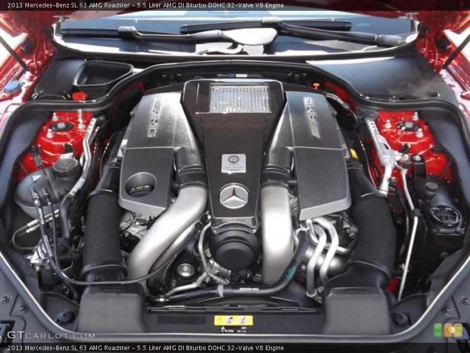 5.5 Liter AMG DI Biturbo DOHC 32-Valve V8 Engine for the 2013 Mercedes-Benz SL #83614145