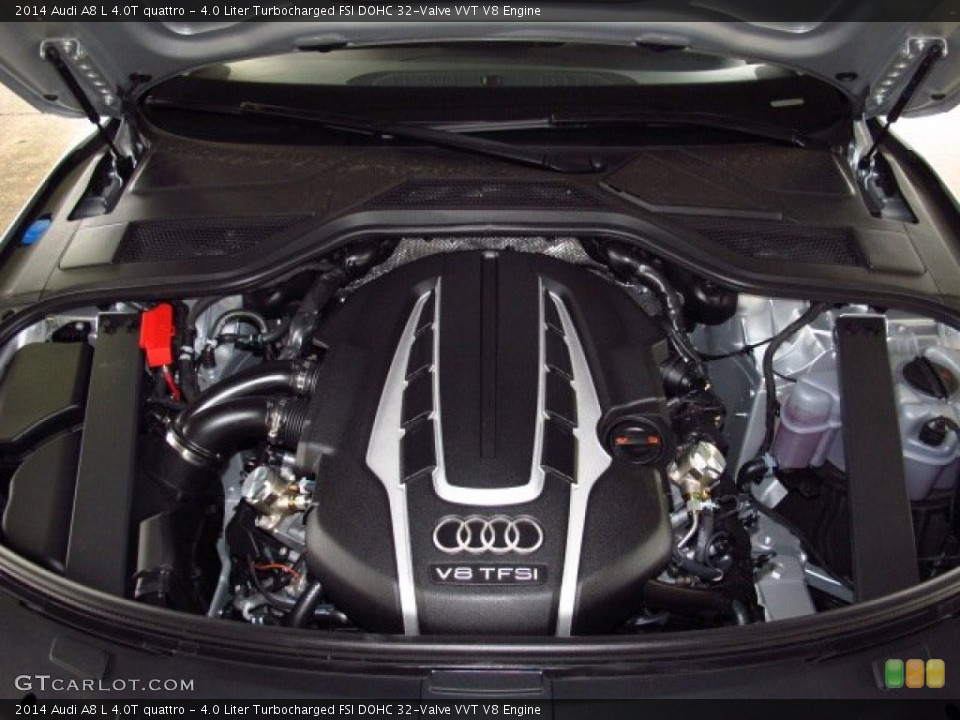 4.0 Liter Turbocharged FSI DOHC 32-Valve VVT V8 Engine for the 2014 Audi A8 #83628923