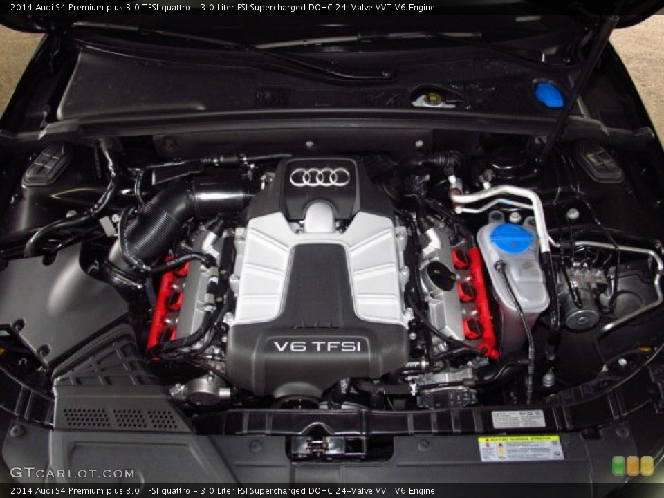 3.0 Liter FSI Supercharged DOHC 24-Valve VVT V6 Engine for the 2014 Audi S4 #83630542