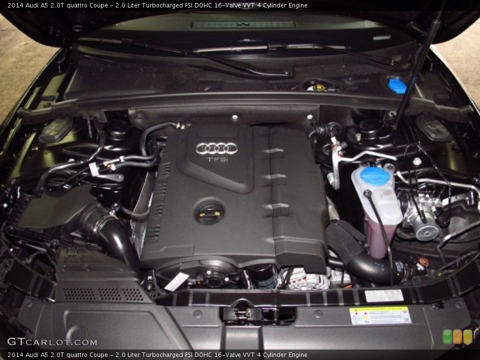 2.0 Liter Turbocharged FSI DOHC 16-Valve VVT 4 Cylinder Engine for the 2014 Audi A5 #83631232