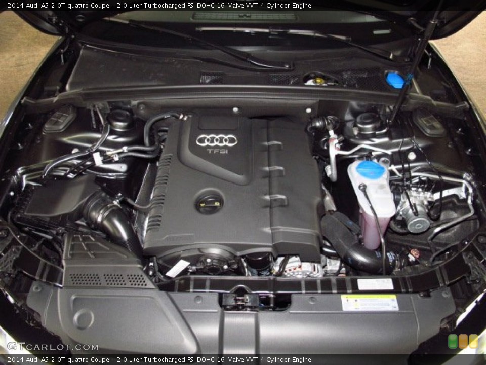 2.0 Liter Turbocharged FSI DOHC 16-Valve VVT 4 Cylinder Engine for the 2014 Audi A5 #83631991