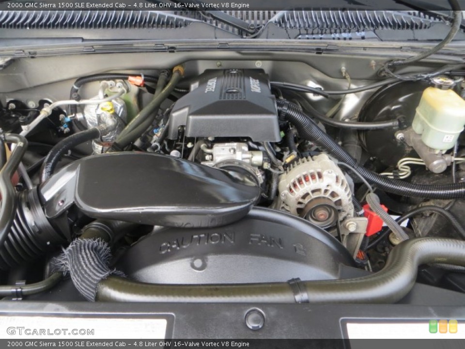 4.8 Liter OHV 16-Valve Vortec V8 Engine for the 2000 GMC Sierra 1500 #83647231