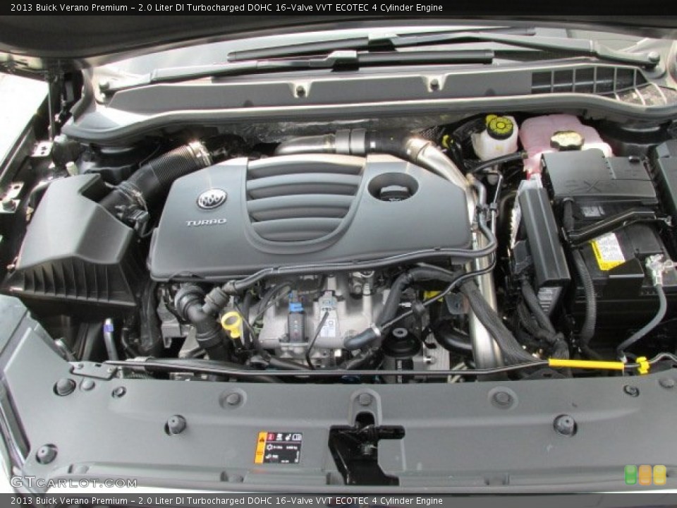 2.0 Liter DI Turbocharged DOHC 16-Valve VVT ECOTEC 4 Cylinder 2013 Buick Verano Engine