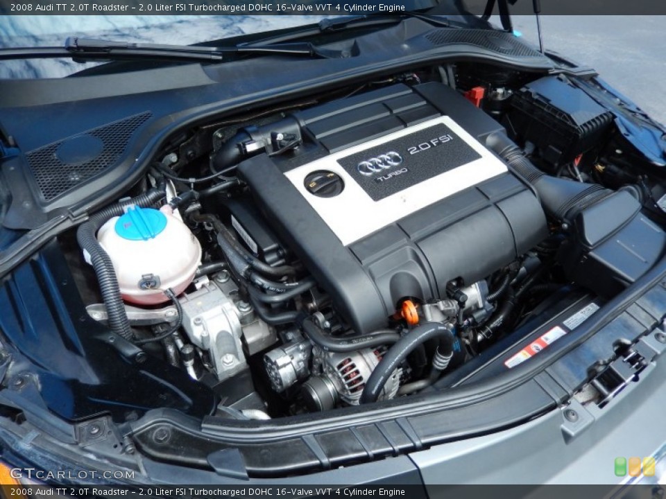 2.0 Liter FSI Turbocharged DOHC 16-Valve VVT 4 Cylinder Engine for the 2008 Audi TT #83660176