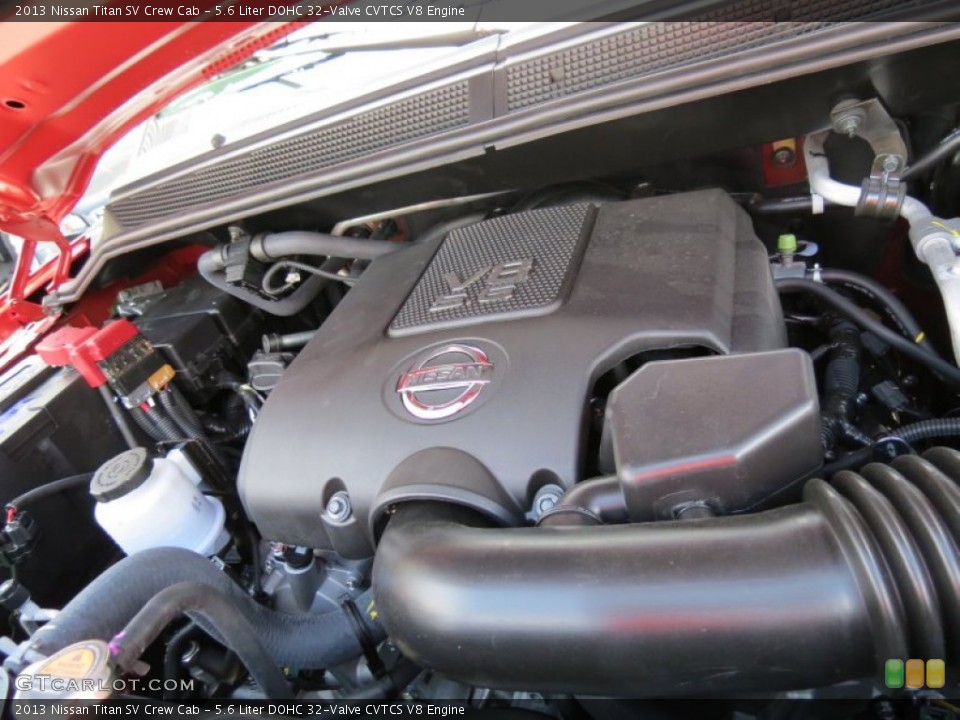5.6 Liter DOHC 32-Valve CVTCS V8 Engine for the 2013 Nissan Titan #83664460