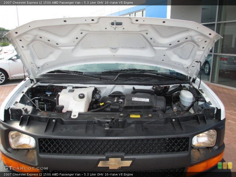 5.3 Liter OHV 16-Valve V8 2007 Chevrolet Express Engine