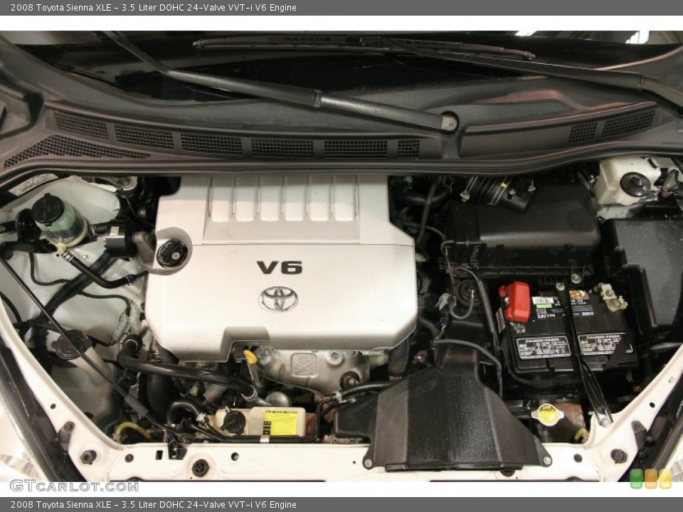 3.5 Liter DOHC 24-Valve VVT-i V6 Engine for the 2008 Toyota Sienna #83713165