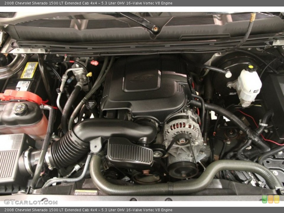 5.3 Liter OHV 16-Valve Vortec V8 Engine for the 2008 Chevrolet Silverado 1500 #83714815