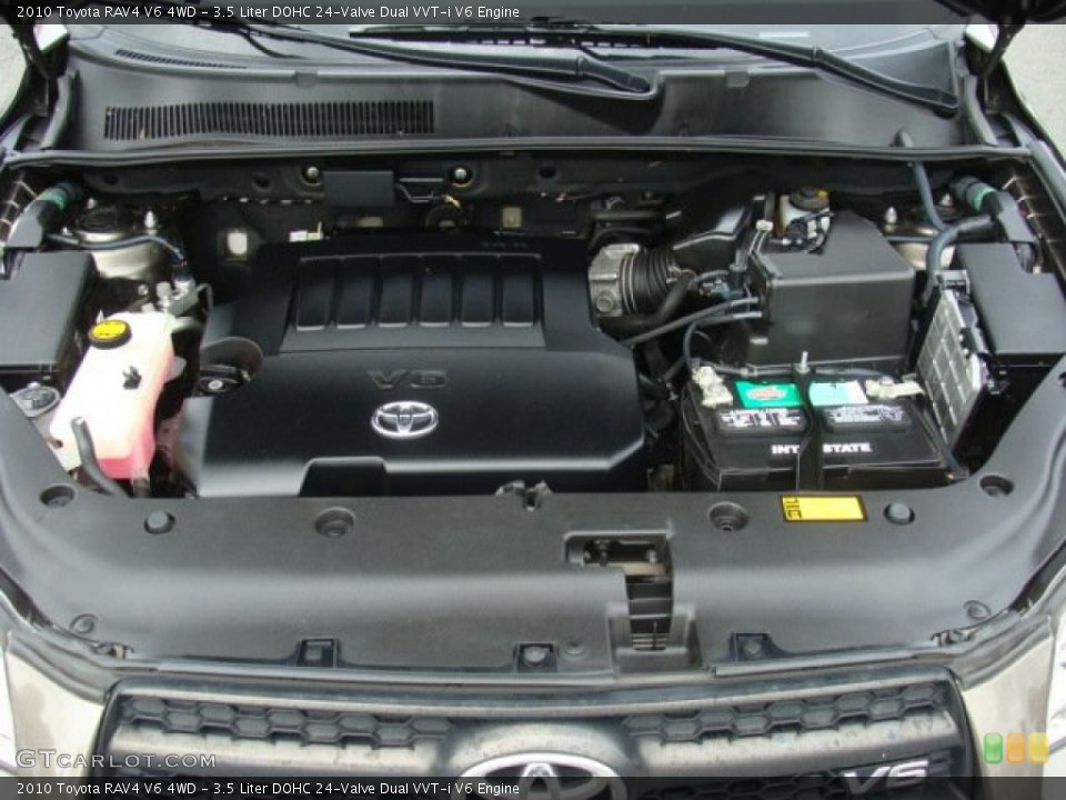 3.5 Liter DOHC 24-Valve Dual VVT-i V6 Engine for the 2010 Toyota RAV4 #83717783