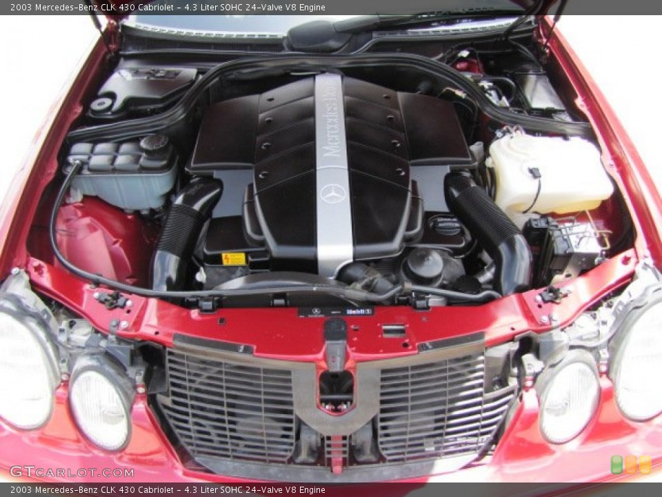 4.3 Liter SOHC 24-Valve V8 2003 Mercedes-Benz CLK Engine