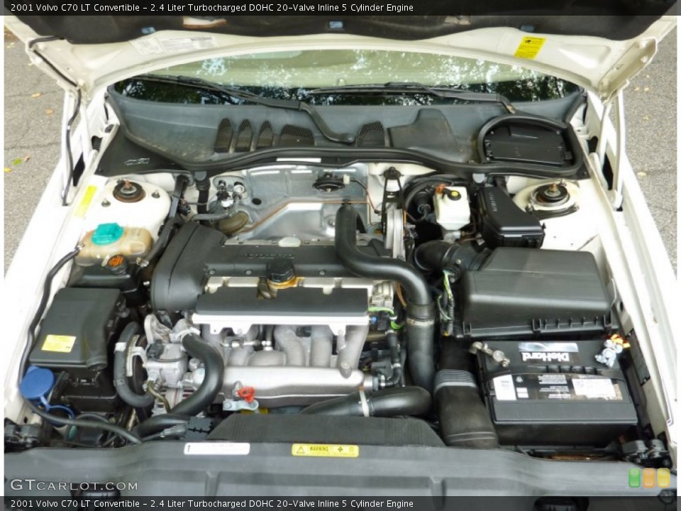 2.4 Liter Turbocharged DOHC 20-Valve Inline 5 Cylinder Engine for the 2001 Volvo C70 #83721888