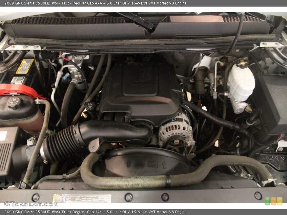 6.0 Liter OHV 16-Valve VVT Vortec V8 Engine for the 2009 GMC Sierra 3500HD #83724777