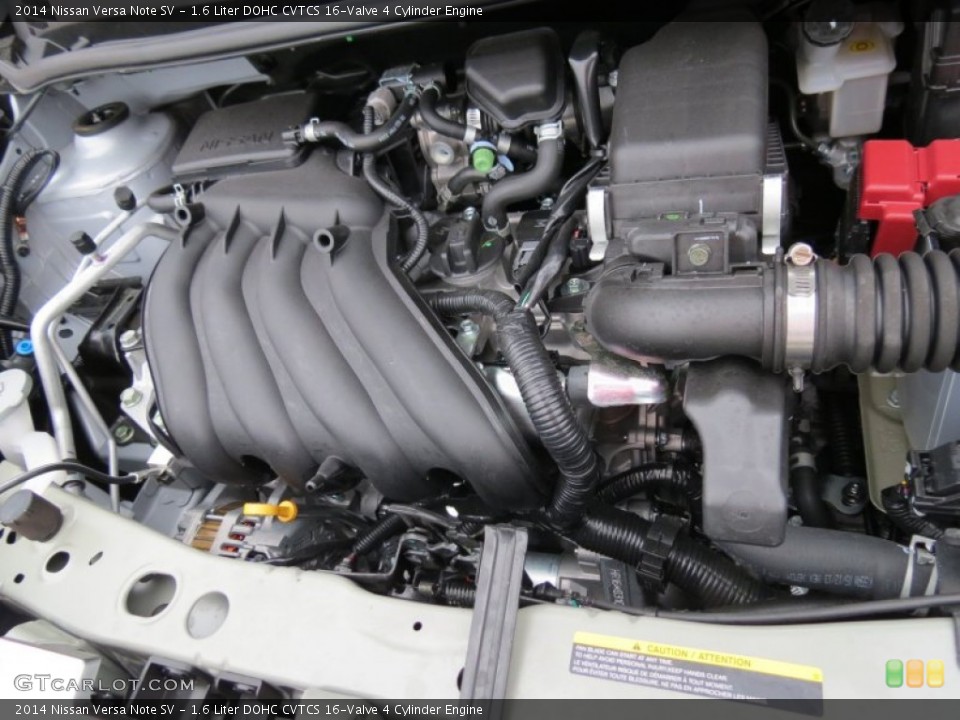1.6 Liter DOHC CVTCS 16-Valve 4 Cylinder Engine for the 2014 Nissan Versa Note #83730262