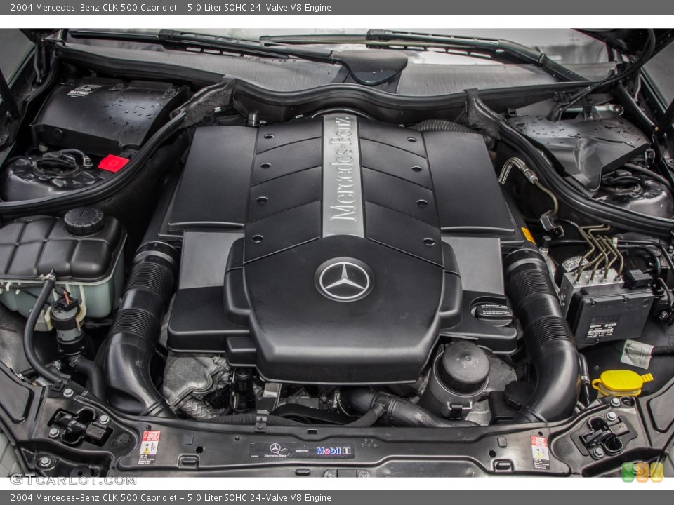 5.0 Liter SOHC 24-Valve V8 2004 Mercedes-Benz CLK Engine