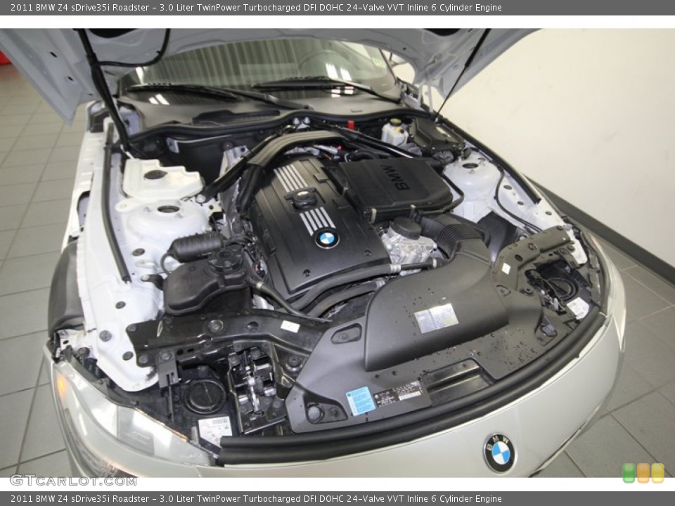 3.0 Liter TwinPower Turbocharged DFI DOHC 24-Valve VVT Inline 6 Cylinder 2011 BMW Z4 Engine
