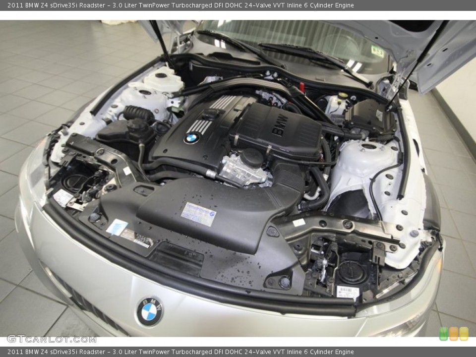 3.0 Liter TwinPower Turbocharged DFI DOHC 24-Valve VVT Inline 6 Cylinder Engine for the 2011 BMW Z4 #83781859