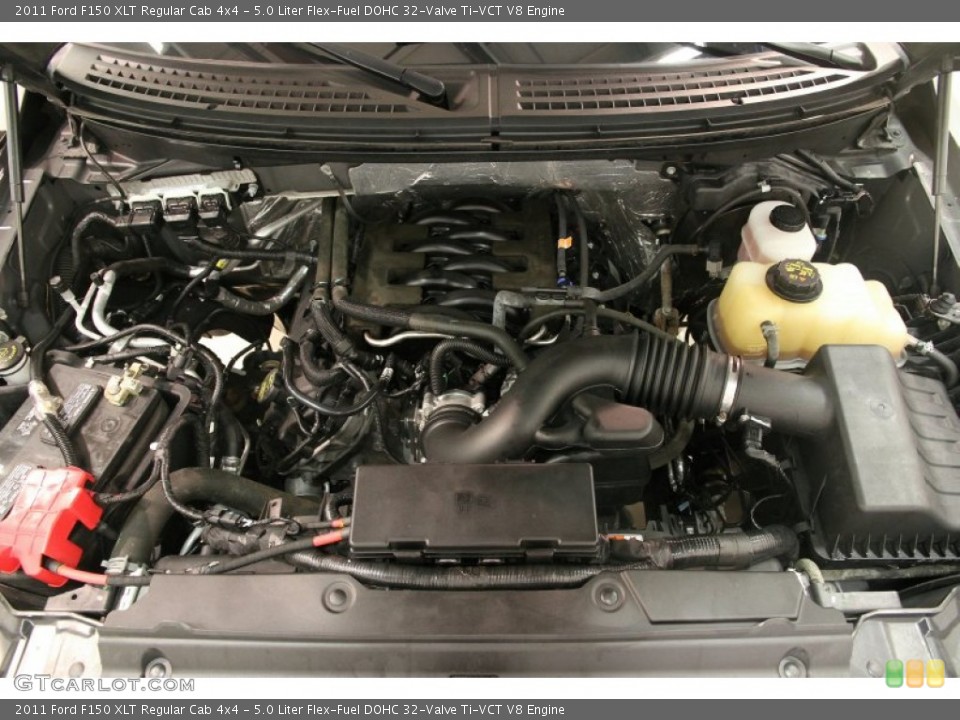 5.0 Liter Flex-Fuel DOHC 32-Valve Ti-VCT V8 Engine for the 2011 Ford F150 #83797409