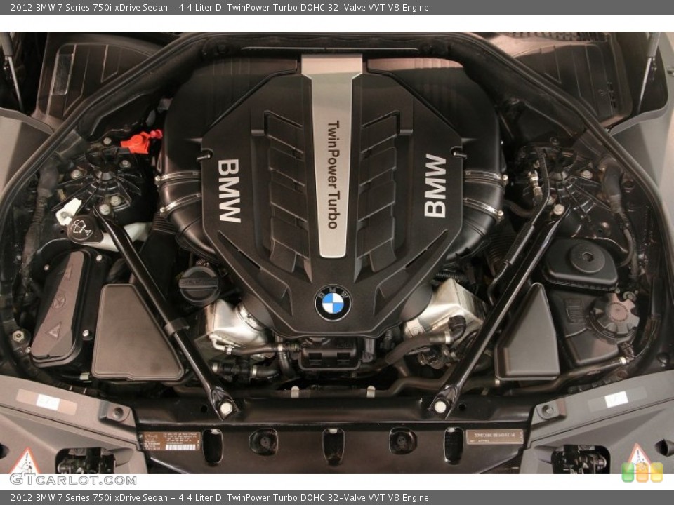 4.4 Liter DI TwinPower Turbo DOHC 32-Valve VVT V8 Engine for the 2012 BMW 7 Series #83799757