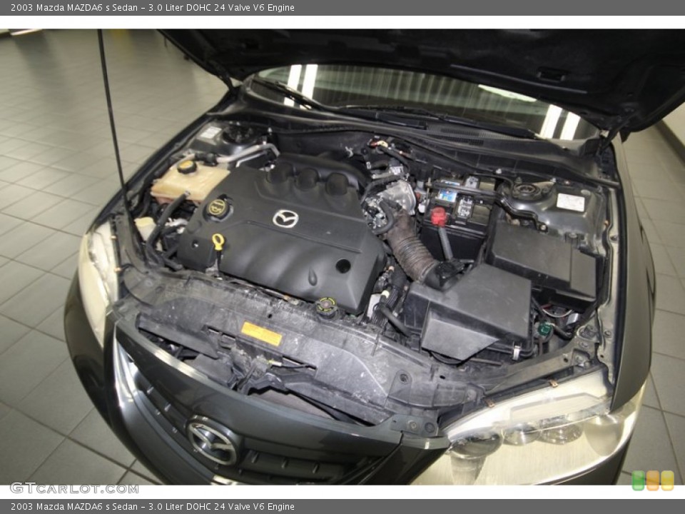 3.0 Liter DOHC 24 Valve V6 Engine for the 2003 Mazda MAZDA6 #83800542