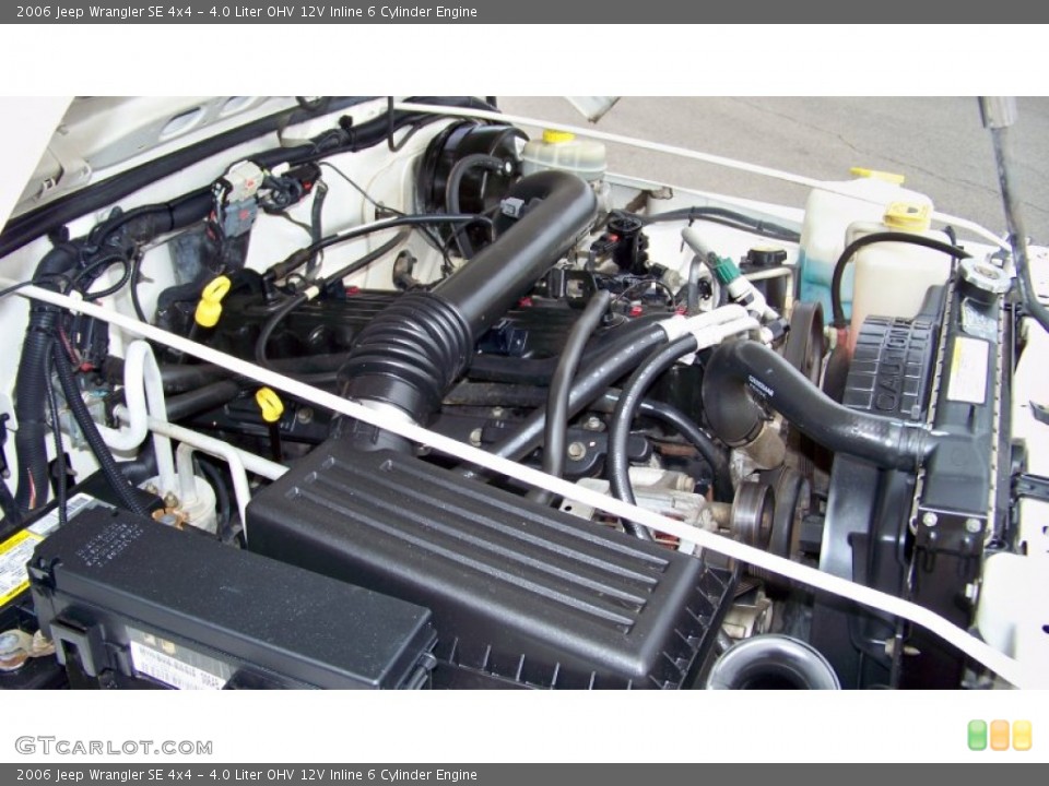 4.0 Liter OHV 12V Inline 6 Cylinder Engine for the 2006 Jeep Wrangler #83800576