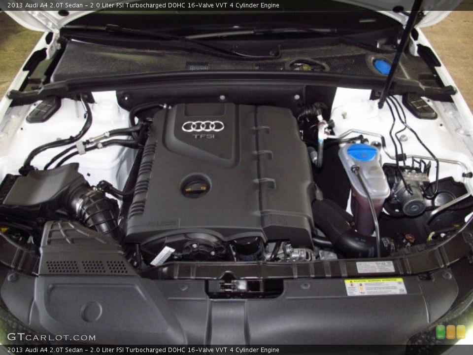 2.0 Liter FSI Turbocharged DOHC 16-Valve VVT 4 Cylinder 2013 Audi A4 Engine