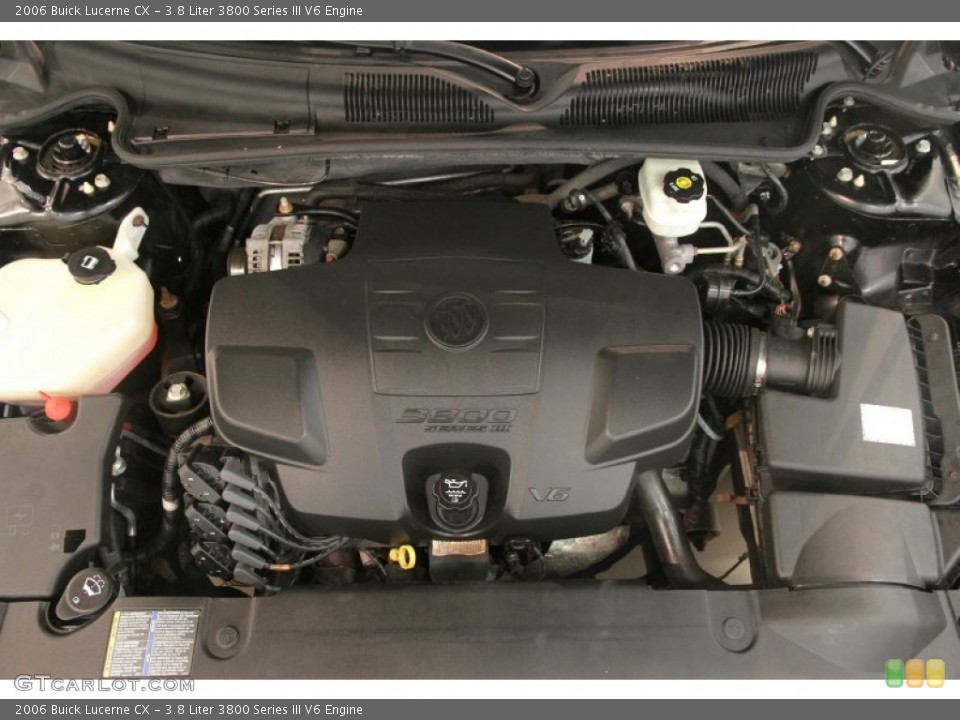 3.8 Liter 3800 Series III V6 2006 Buick Lucerne Engine