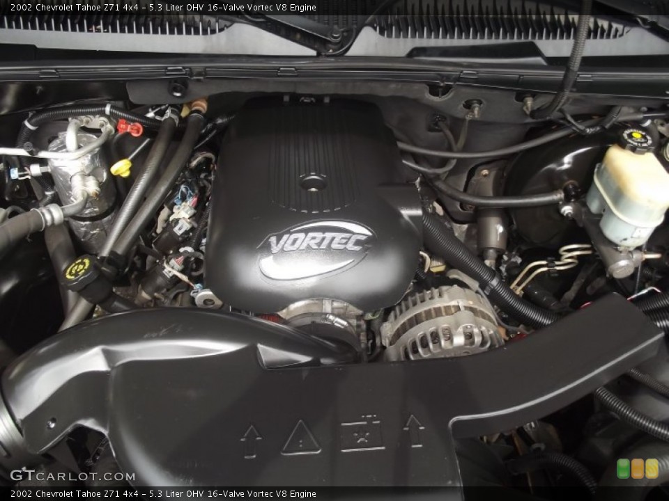 5.3 Liter OHV 16-Valve Vortec V8 Engine for the 2002 Chevrolet Tahoe #83811886
