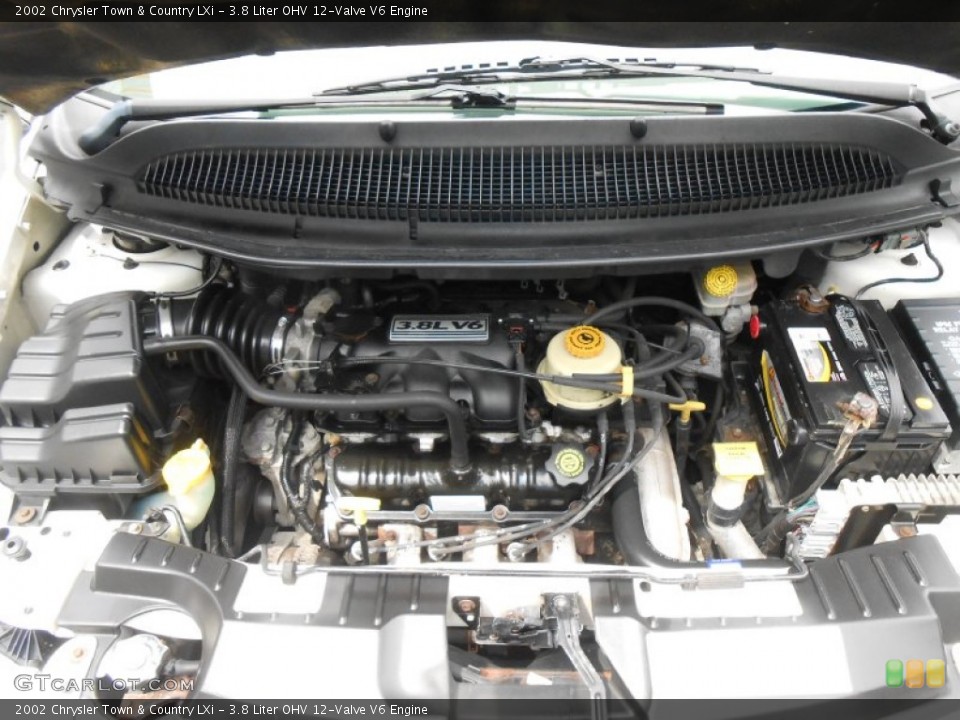 3.8 Liter OHV 12-Valve V6 Engine for the 2002 Chrysler Town & Country #83812399