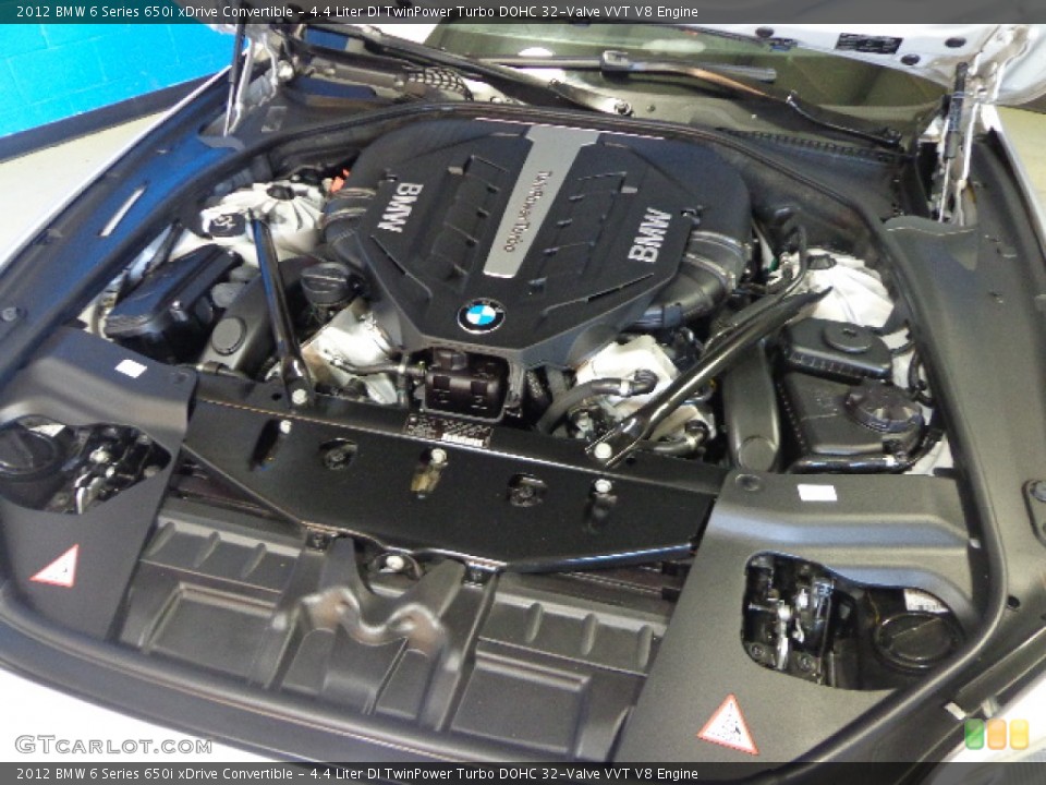 4.4 Liter DI TwinPower Turbo DOHC 32-Valve VVT V8 Engine for the 2012 BMW 6 Series #83819347