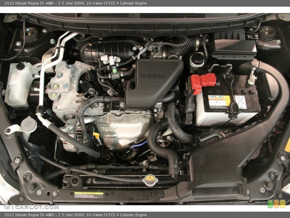 2.5 Liter DOHC 16-Valve CVTCS 4 Cylinder Engine for the 2012 Nissan Rogue #83833909