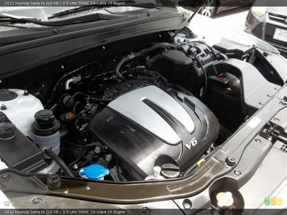 3.5 Liter DOHC 24-Valve V6 Engine for the 2012 Hyundai Santa Fe #83840157