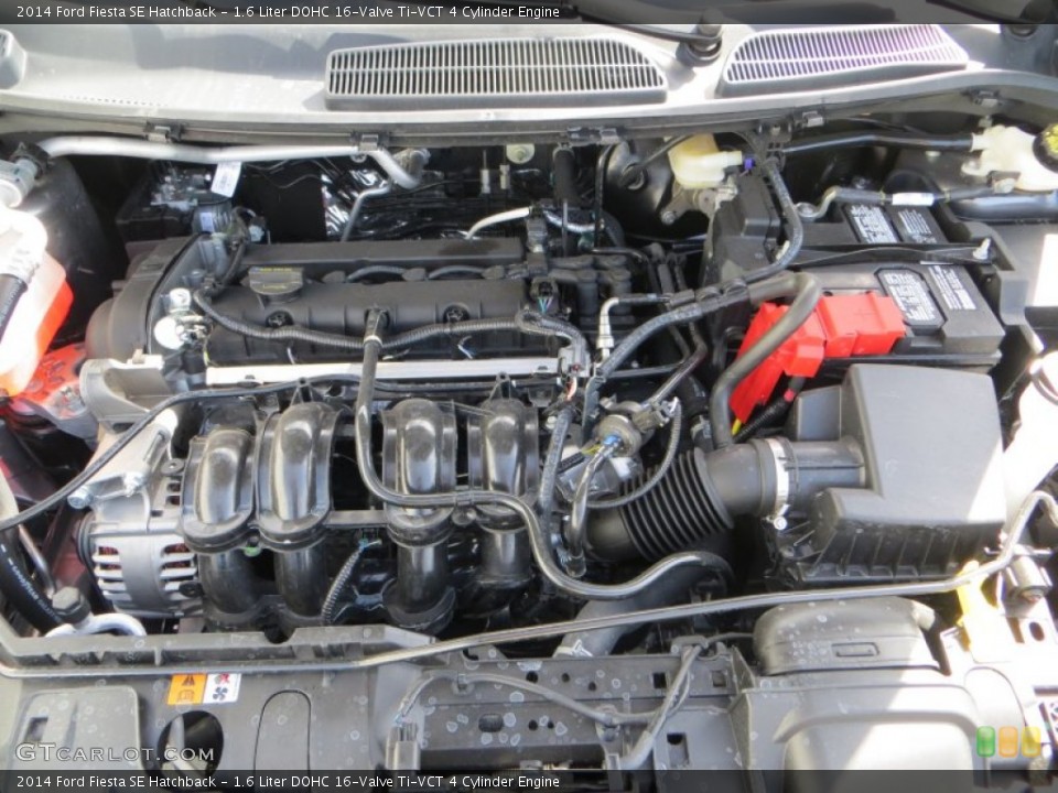 1.6 Liter DOHC 16-Valve Ti-VCT 4 Cylinder Engine for the 2014 Ford Fiesta #83840976