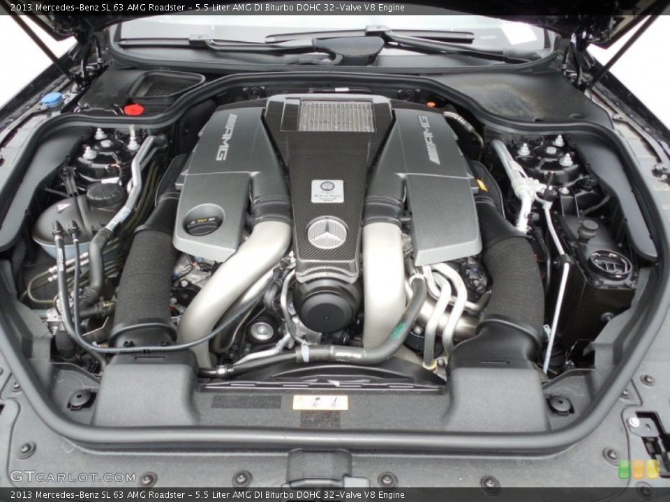5.5 Liter AMG DI Biturbo DOHC 32-Valve V8 Engine for the 2013 Mercedes-Benz SL #83849913