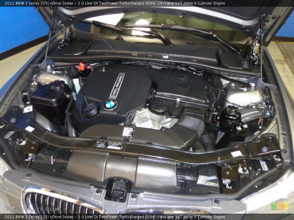 3.0 Liter DI TwinPower Turbocharged DOHC 24-Valve VVT Inline 6 Cylinder Engine for the 2011 BMW 3 Series #83854317